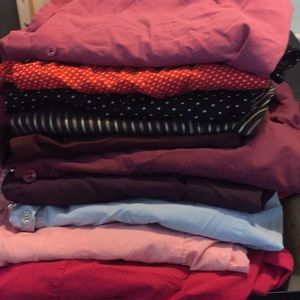 Lot of 10 button up shirts